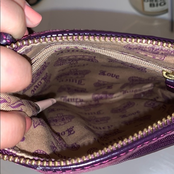 Purple Velvet Juicy Couture Crossbody Bag - Picture 3 of 3